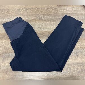 Old Navy Maternity Pixie Straight Pants - Navy